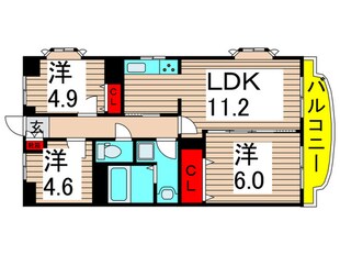 ルミエ－ル西綾瀬の物件間取画像